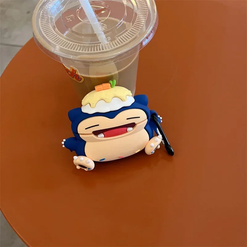 3D Snorlax Pokémon AirPods Case