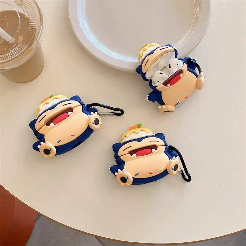 3D Snorlax Pokémon AirPods Case