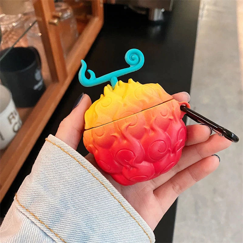 3D One Piece Devil Fruit Airpods Cases