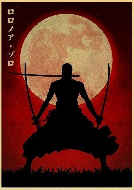 Silhouette Anime Posters