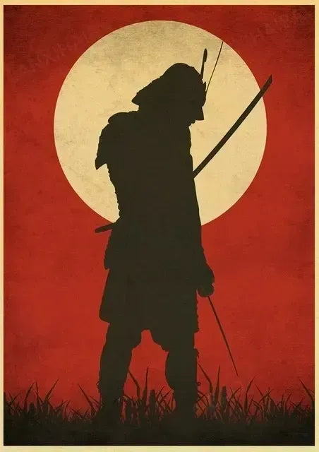 Silhouette Anime Posters