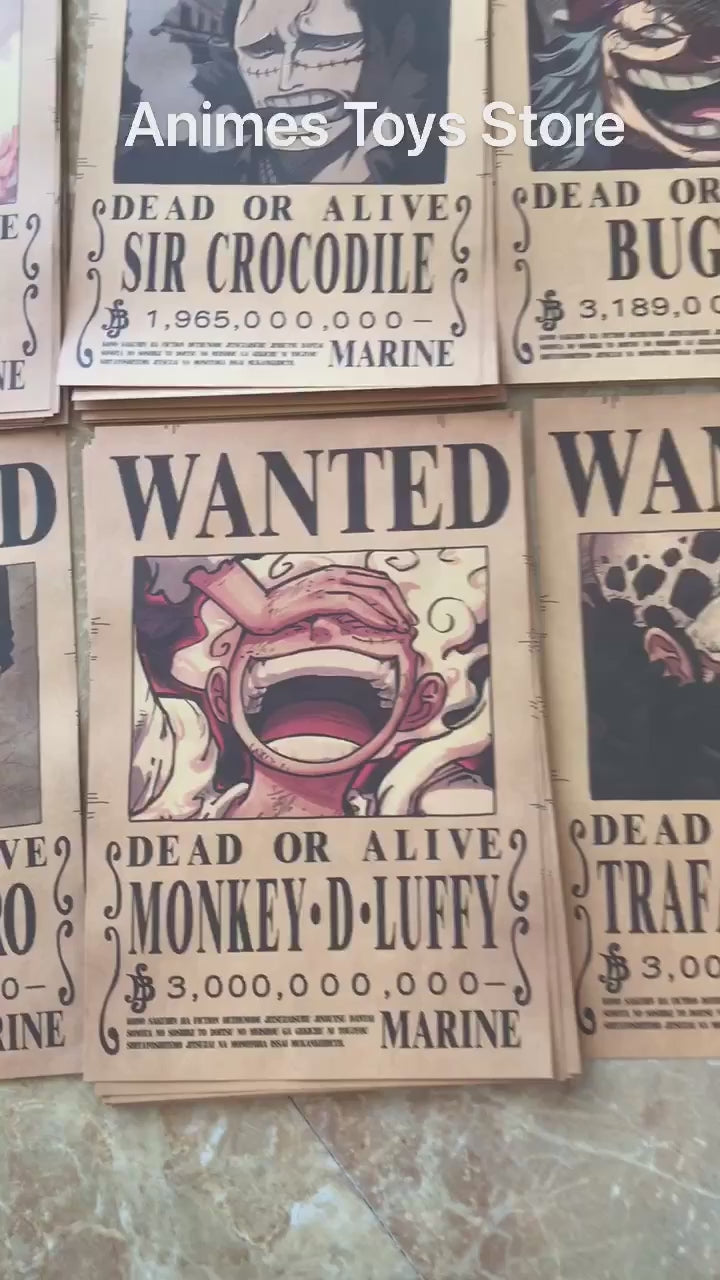 One Piece Bounty Wanted Posters