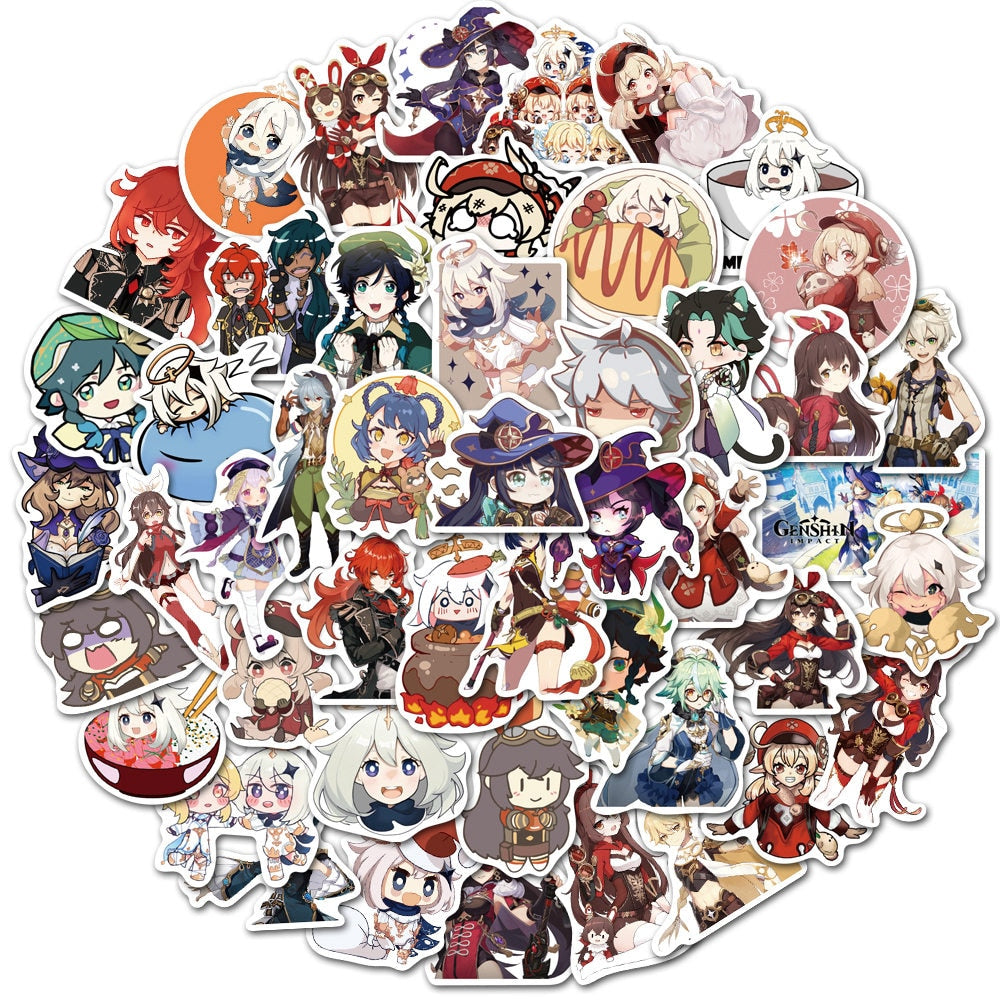 Cute Genshin Impact Stickers