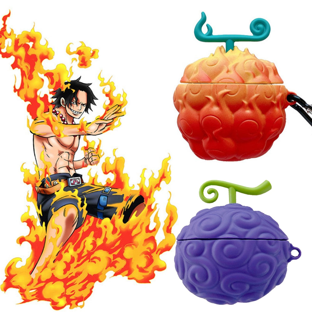 3D One Piece Devil Fruit Airpods Cases