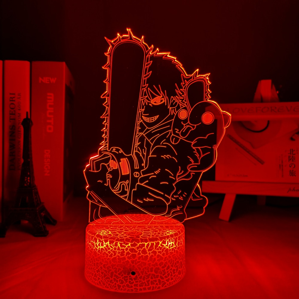 Chainsaw Man 3D LED Light