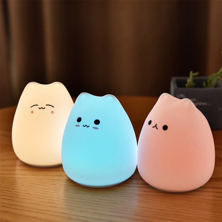 Kawaii Cat LED Nightlight