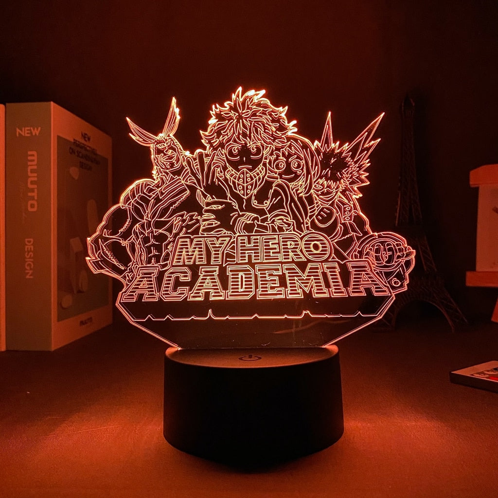 My Hero Academia 3D LED Light