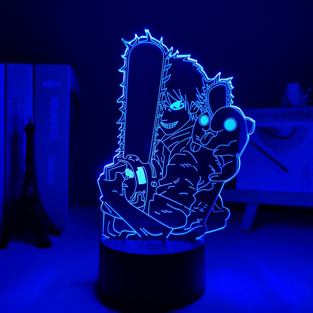 Chainsaw Man 3D LED Light