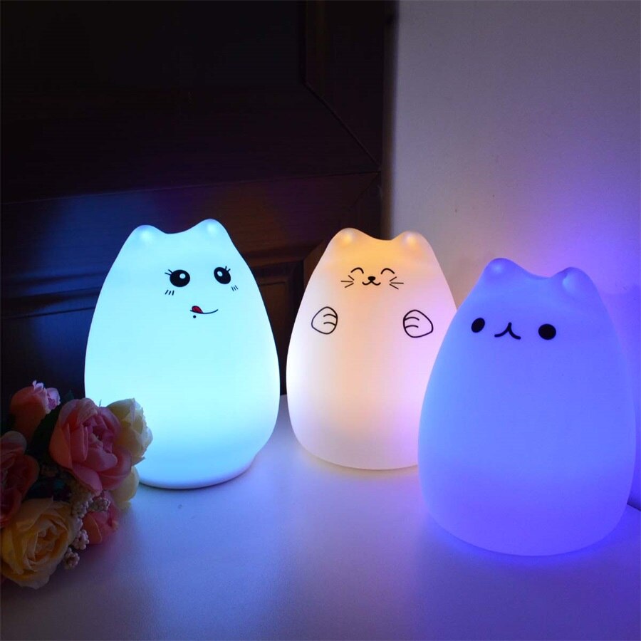 Kawaii Cat LED Nightlight