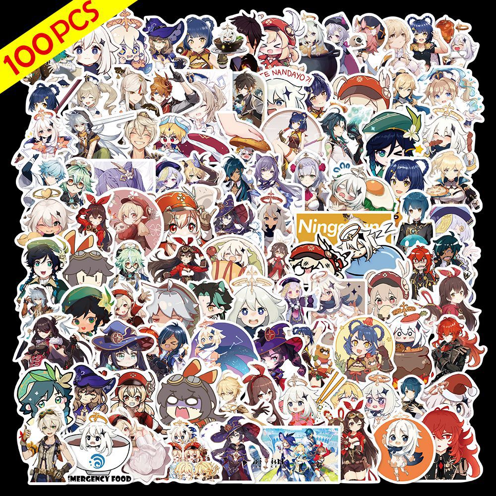 100 Stickers Anime Mix Variado Muchos Animes