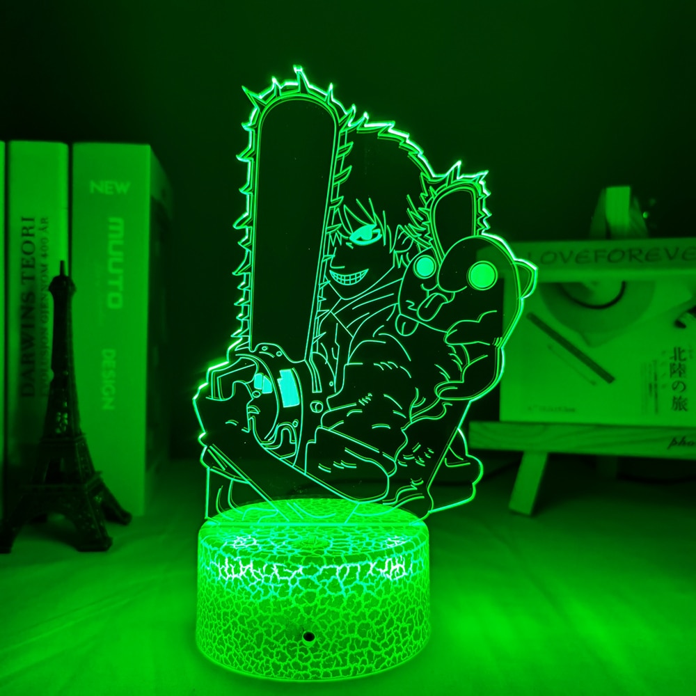 Chainsaw Man 3D LED Light