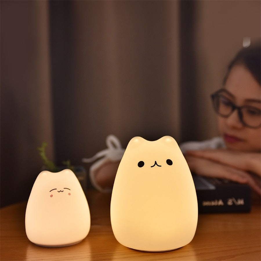 Kawaii Cat LED Nightlight