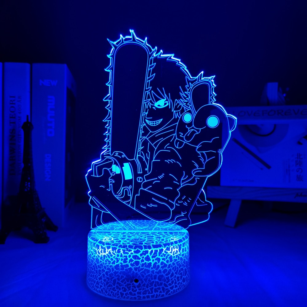 Chainsaw Man 3D LED Light