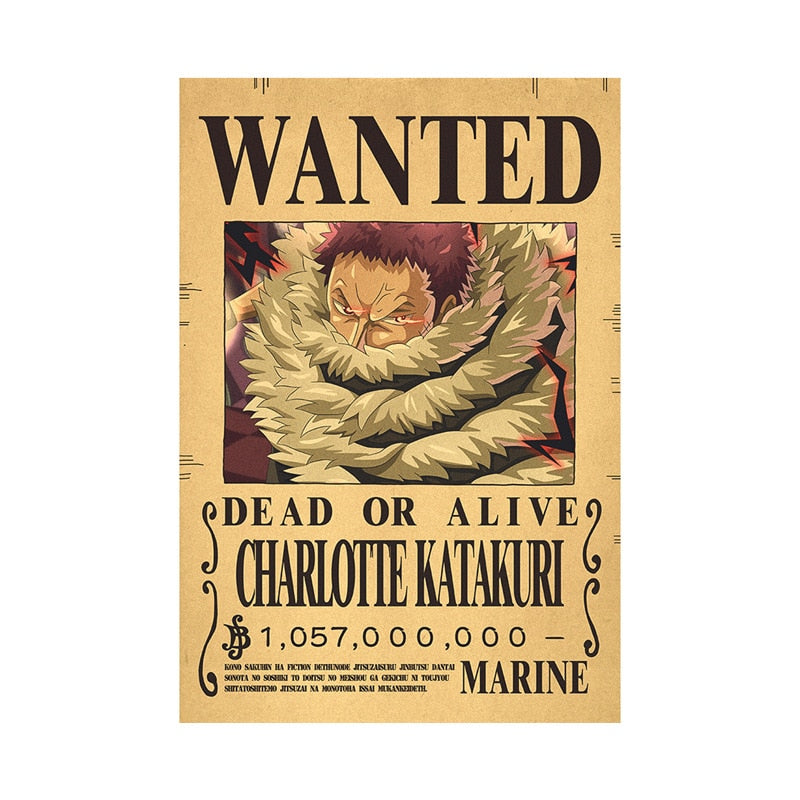 One Piece Bounty Wanted Posters