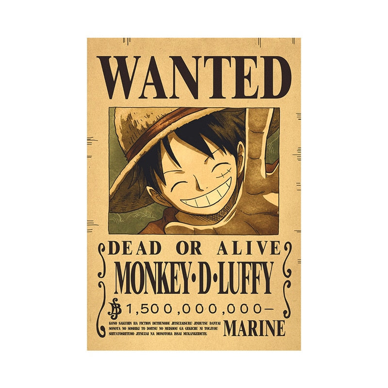 One Piece Bounty Wanted Posters