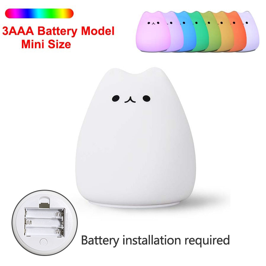 Kawaii Cat LED Nightlight