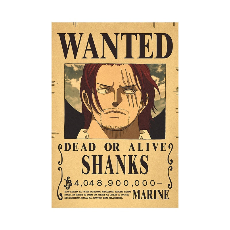 One Piece Bounty Wanted Posters