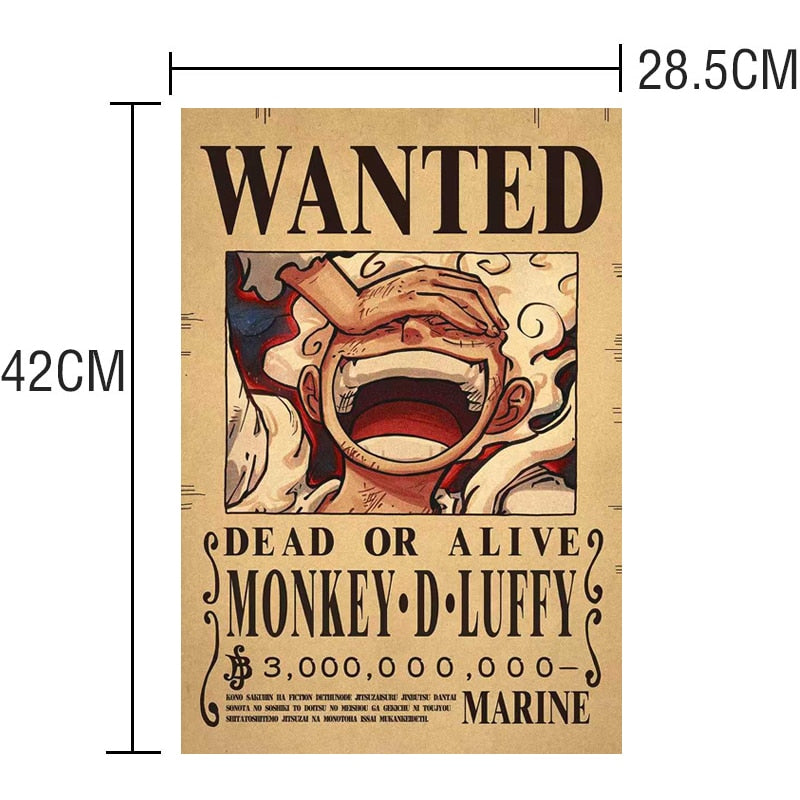 One Piece Bounty Wanted Posters