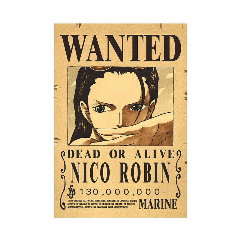 One Piece Bounty Wanted Posters