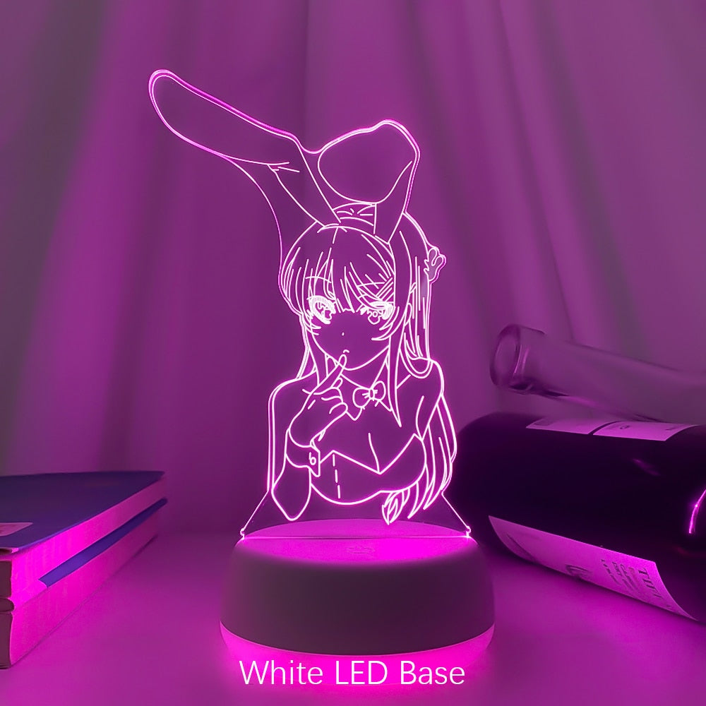 Bunny Girl Senpai 3D LED Light