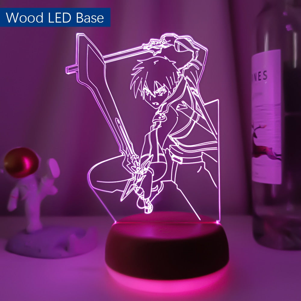 Sword Art Online Kirito 3D LED Light