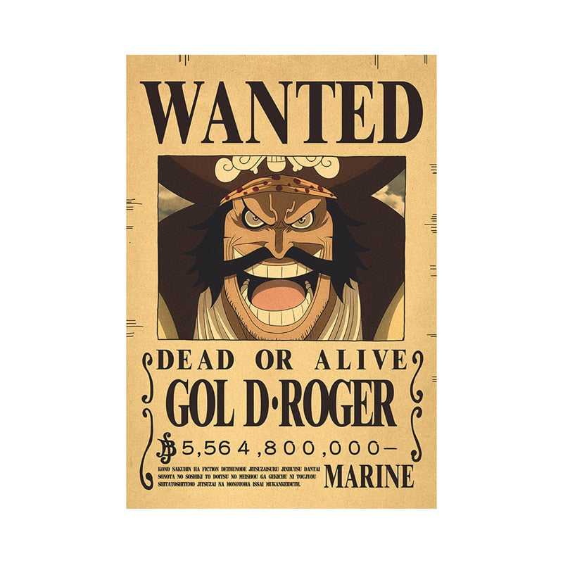 One Piece Bounty Wanted Posters