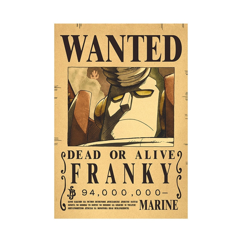 One Piece Bounty Wanted Posters