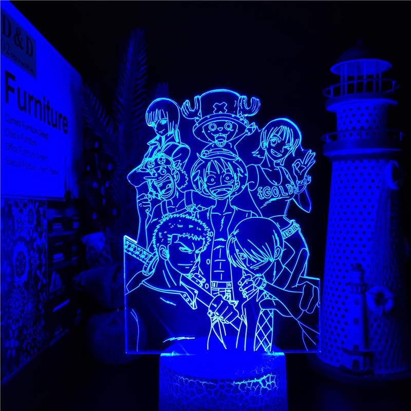 One Piece 3D LED Light