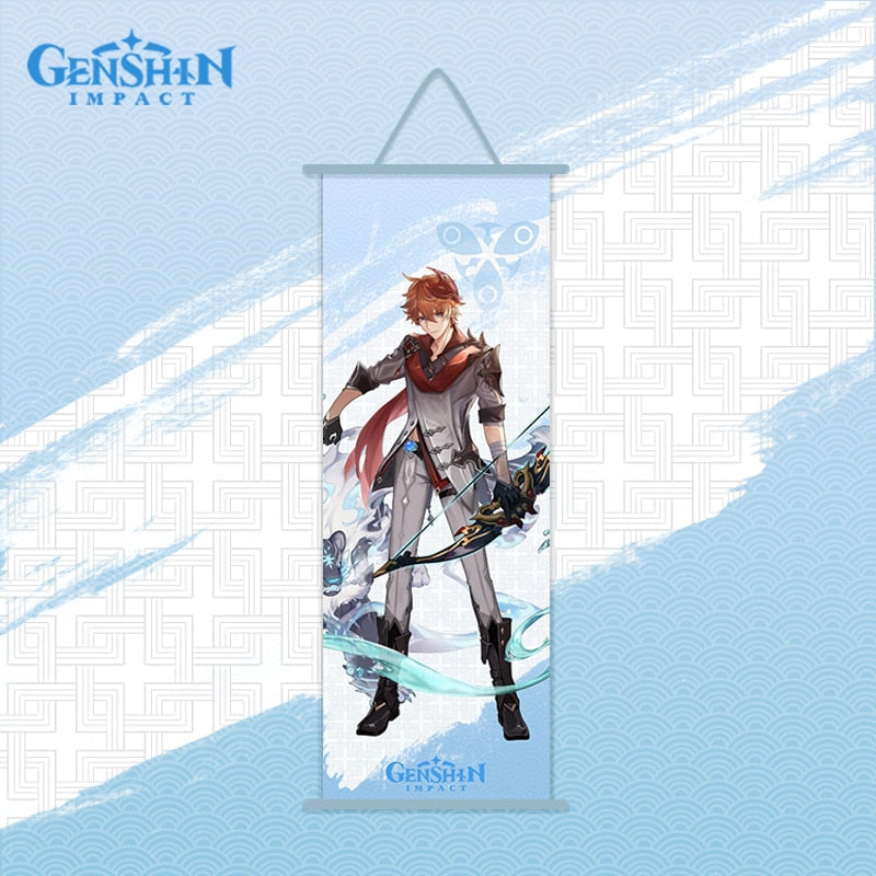 Genshin Impact Scroll Canvas