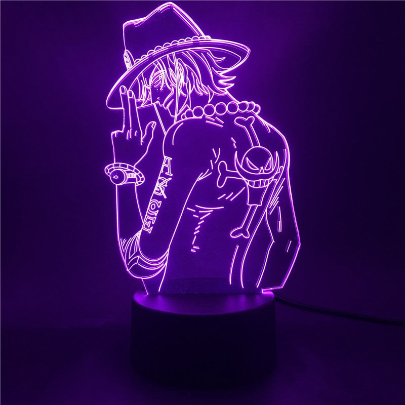 One Piece 3D LED Light