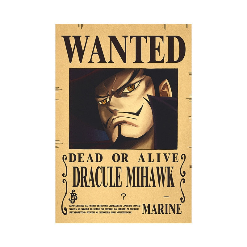 One Piece Bounty Wanted Posters