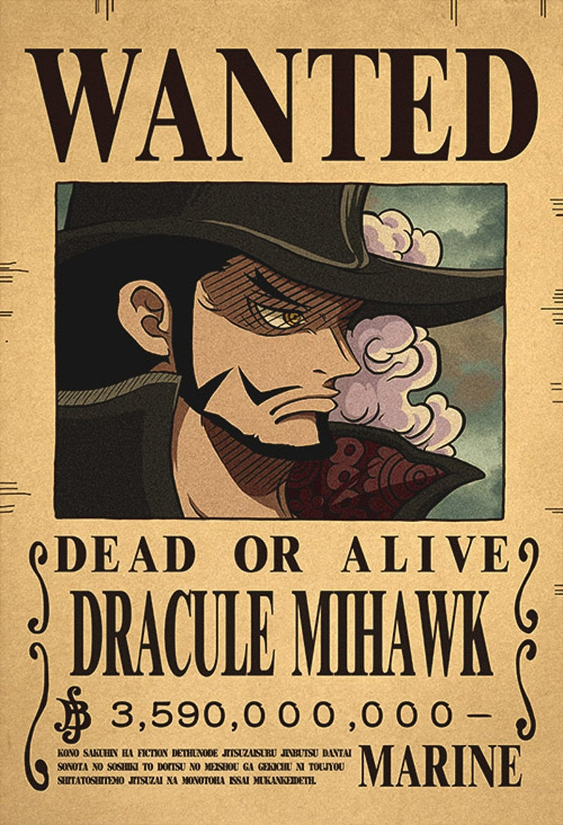 One Piece Bounty Wanted Posters