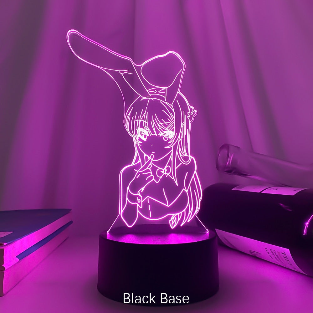 Bunny Girl Senpai 3D LED Light