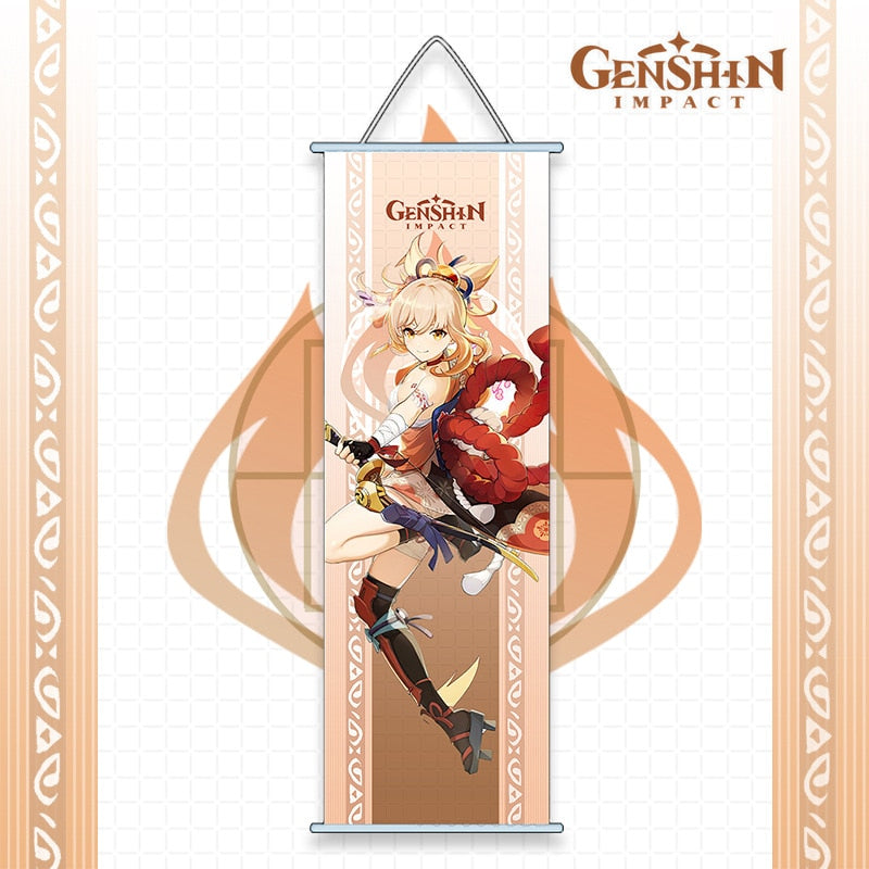 Genshin Impact Scroll Canvas