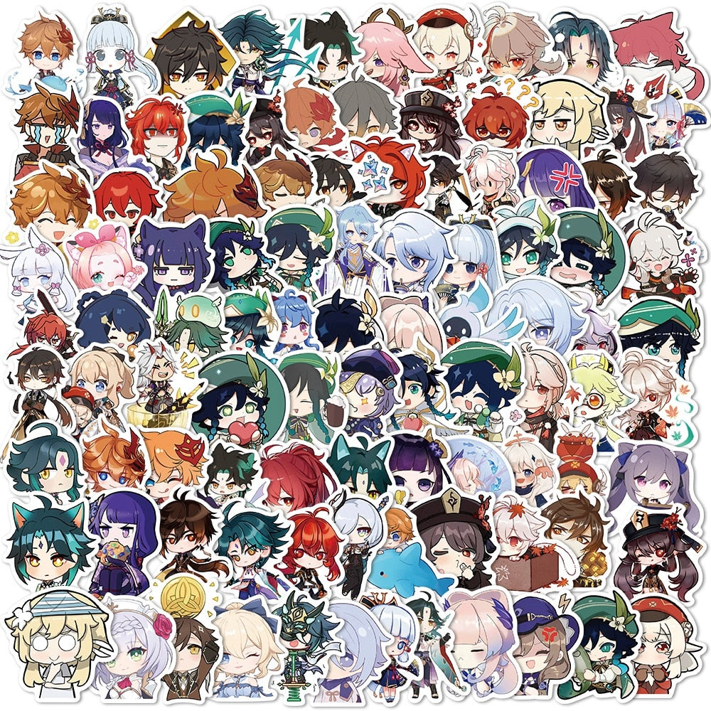 Cute Genshin Impact Stickers