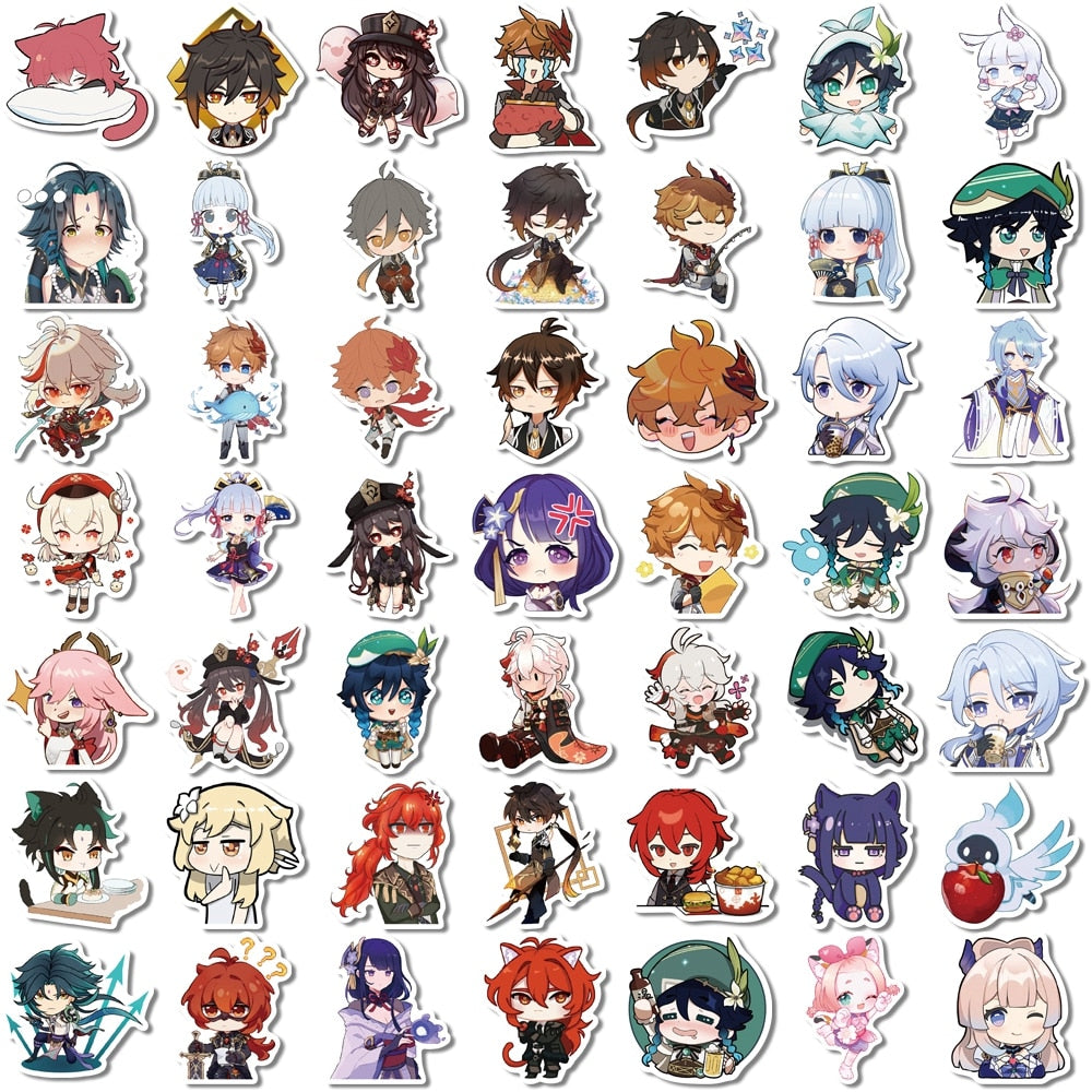 Cute Genshin Impact Stickers