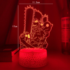 Chainsaw Man 3D LED Light