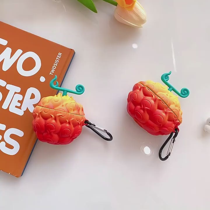 3D One Piece Devil Fruit Airpods Cases